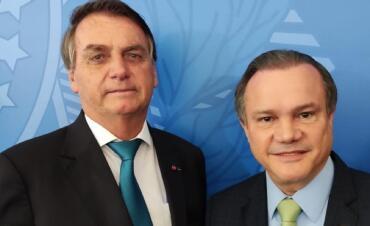 Jair Bolsonaro e Wellington Fagundes