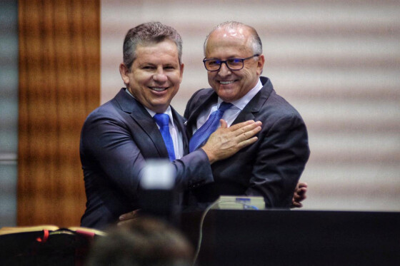 Mauro Mendes e Otaviano Pivetta