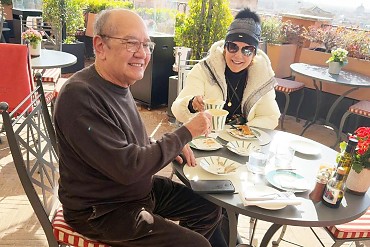 Gilmar e esposa