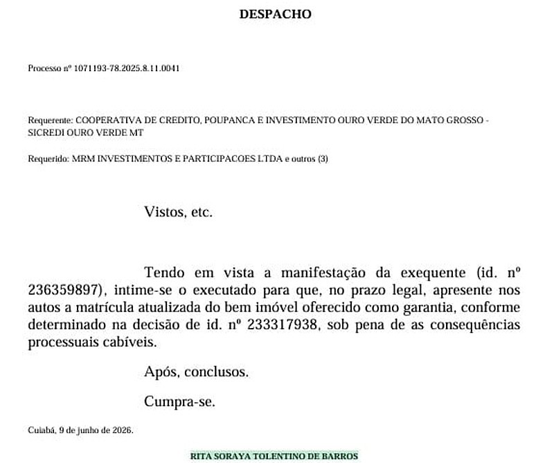 Despacho - Maluf