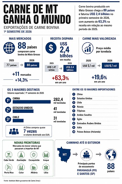 INFO carne exportação