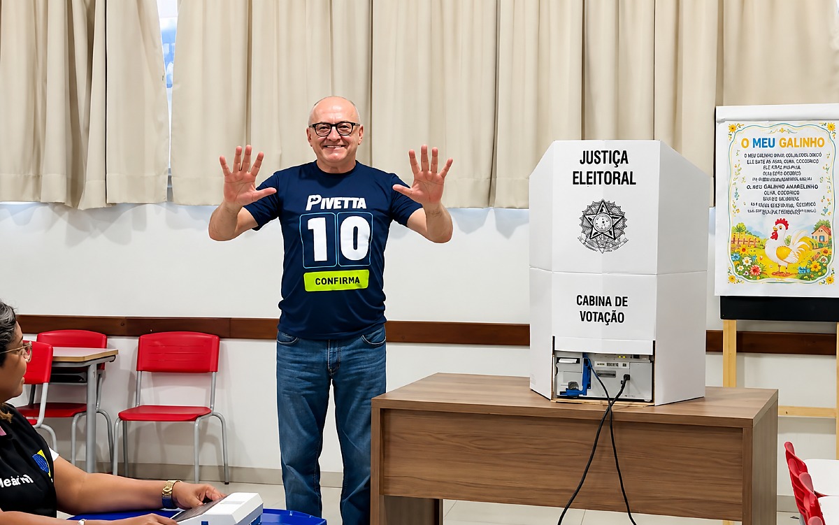 Otaviano Pivetta vota em Lucas do Rio Verde e projeta gestão em Mato Grosso